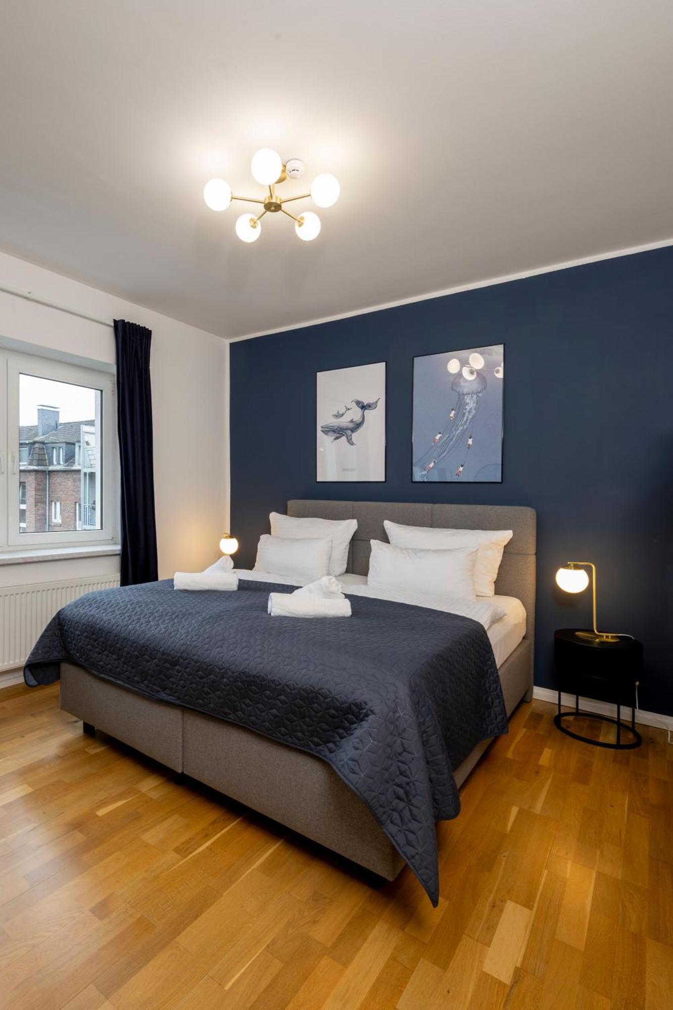 Olive Apartments - 2X Kingsize Betten - Sehr Zentral Leverkusen Luaran gambar