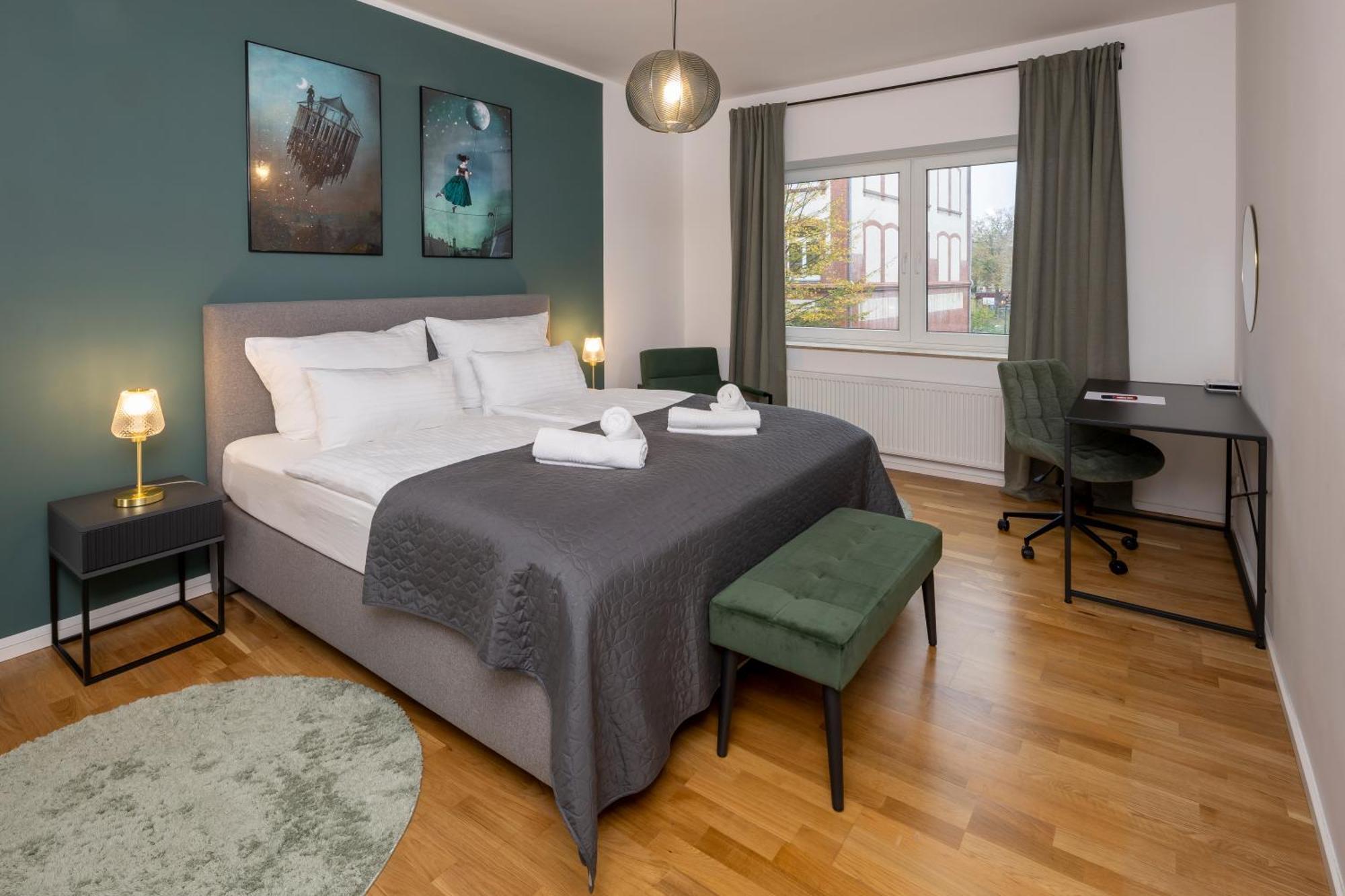 Olive Apartments - 2X Kingsize Betten - Sehr Zentral Leverkusen Luaran gambar